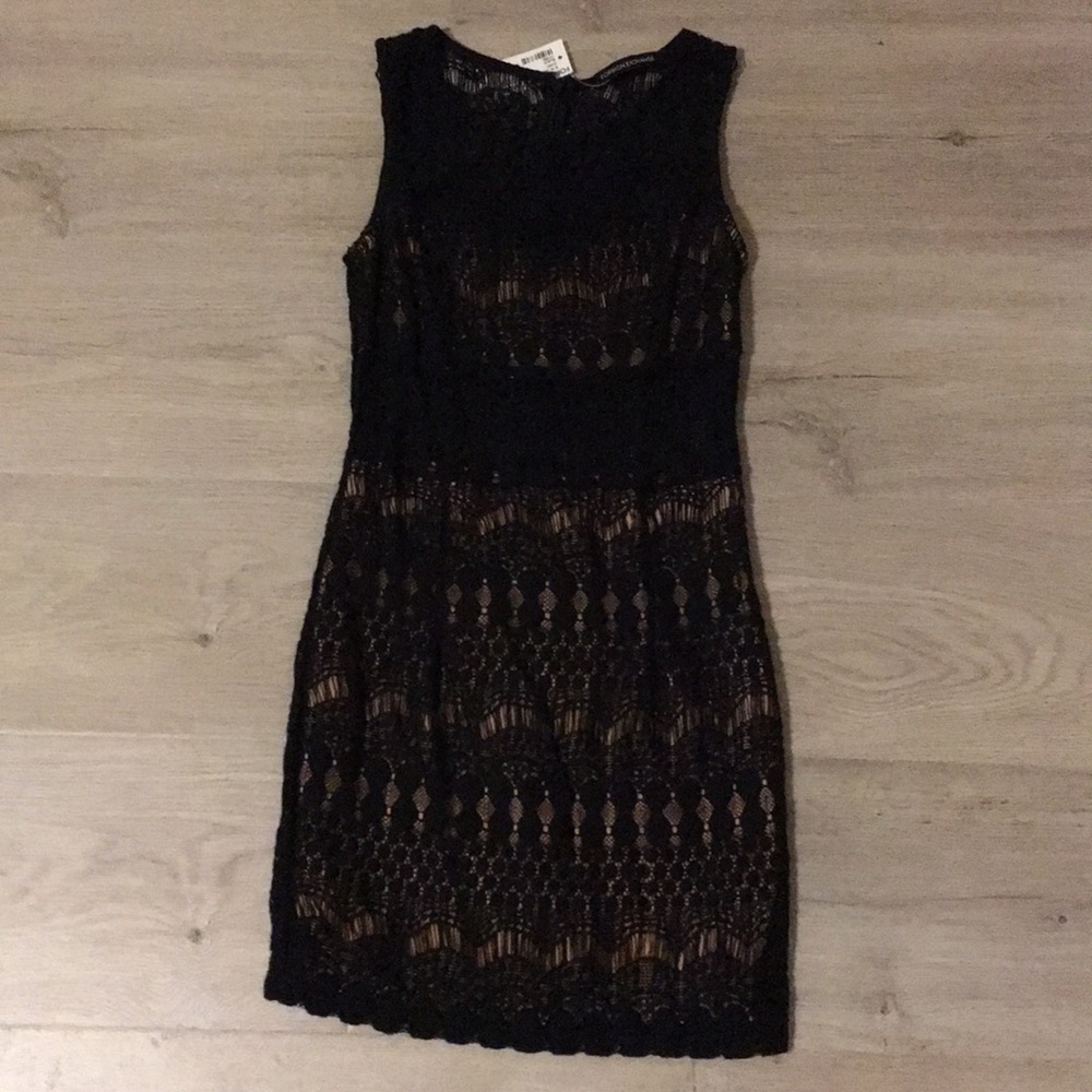 Foreign Exchange Black Lace Dress